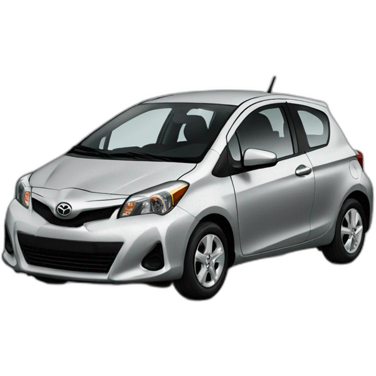 Toyota Yaris Gris emoji