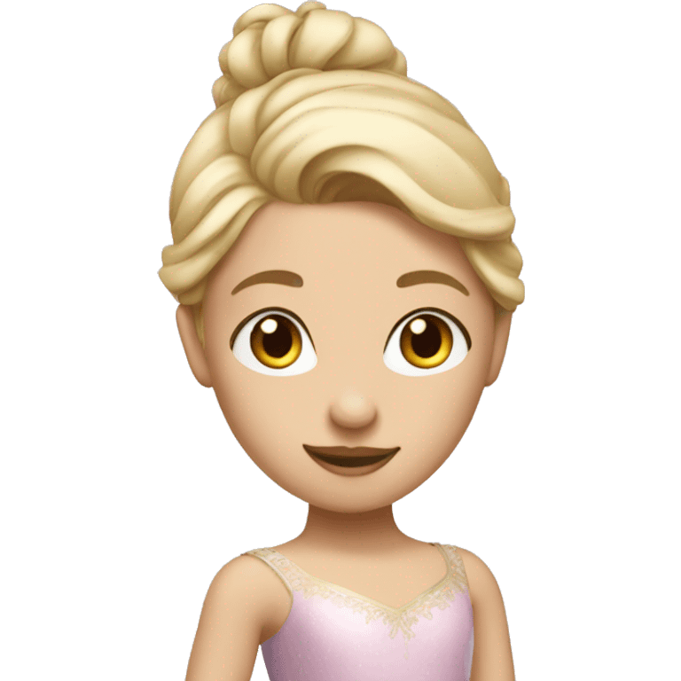 Sugarplum ballerina with blonde hair emoji