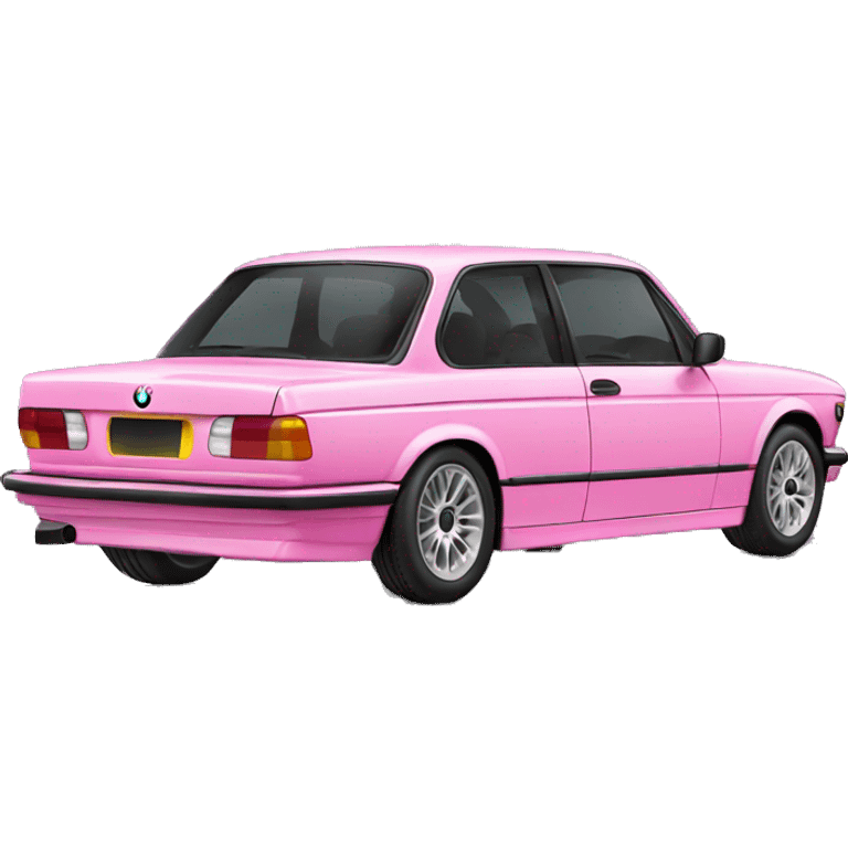 pink car BMW  emoji