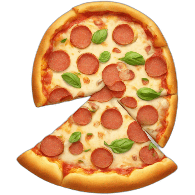 Rumäne mit Pizza emoji