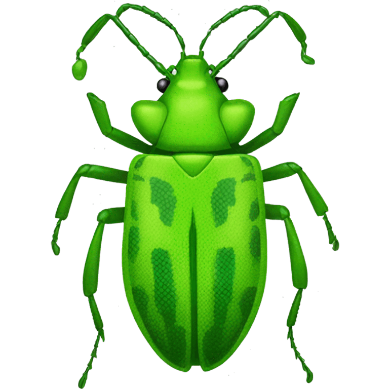 acid green scorpio bug emoji