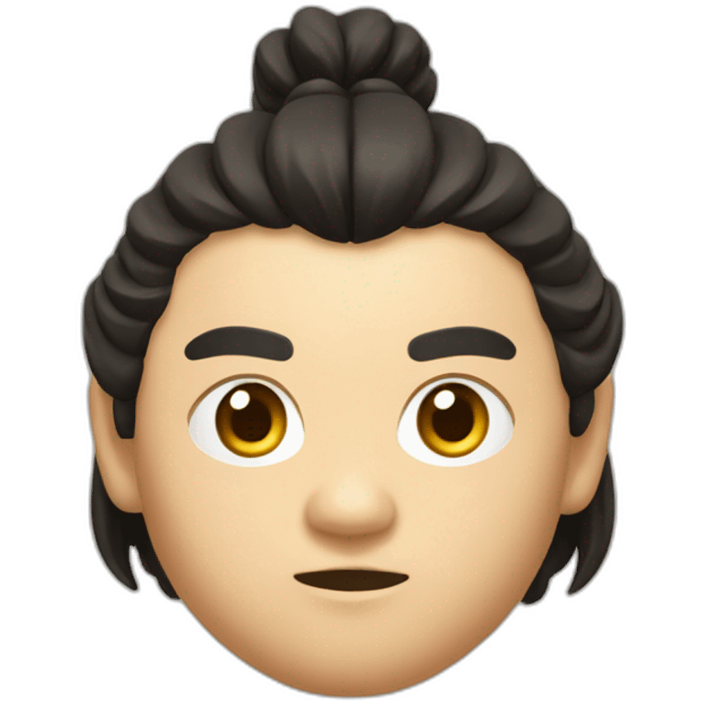 Une bataille de sumo emoji