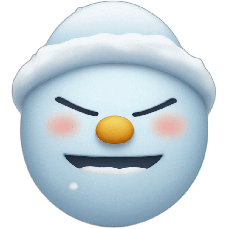 Snow men emoji