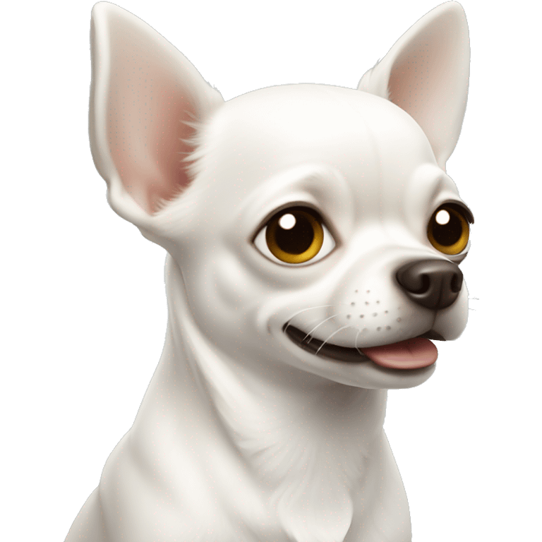 white chihuahua dog emoji