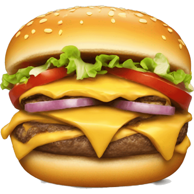 Shitty cheeseburger emoji