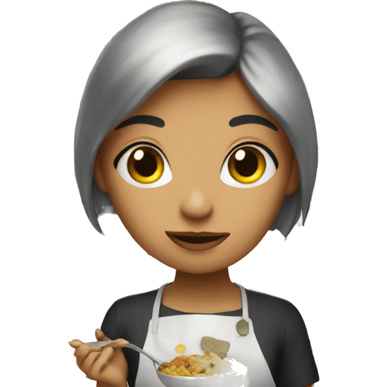 foodie girl emoji