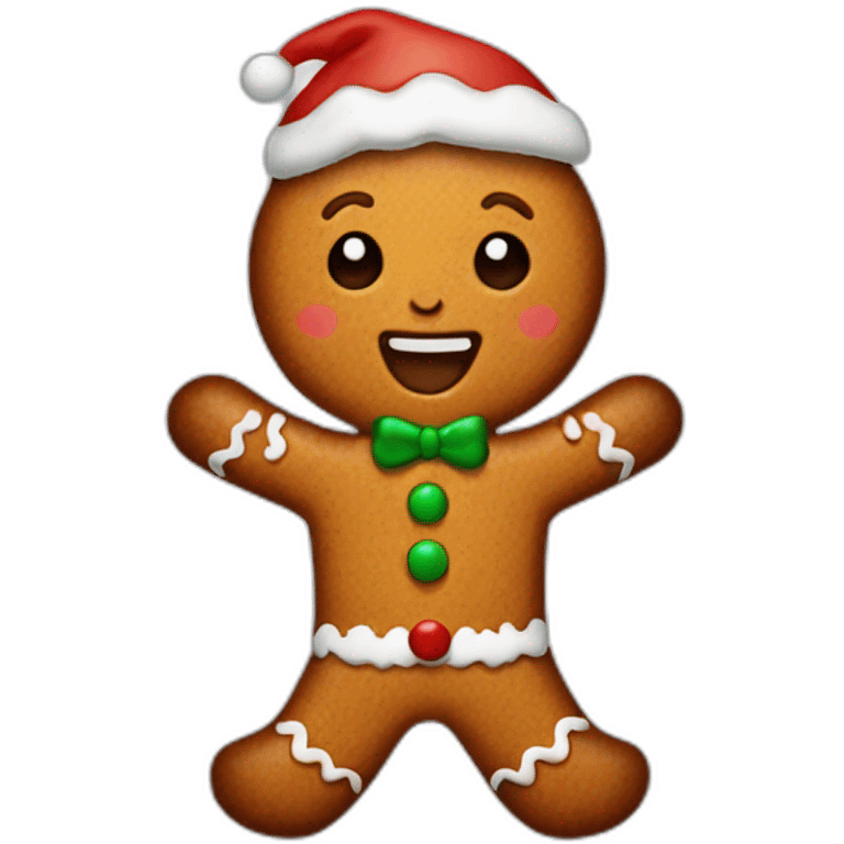 ginger bread christmas emoji