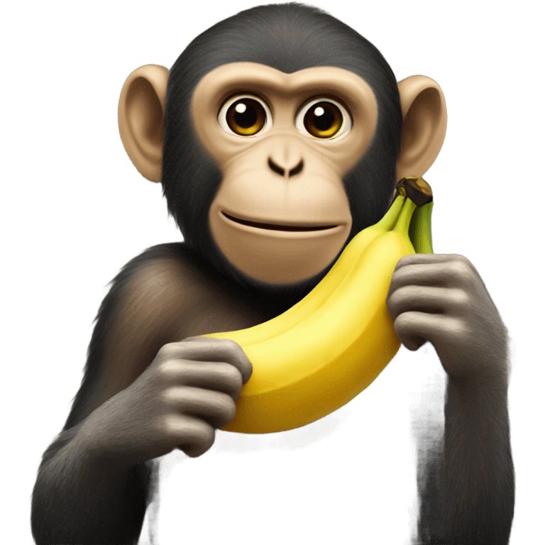 monkey eating banana emoji