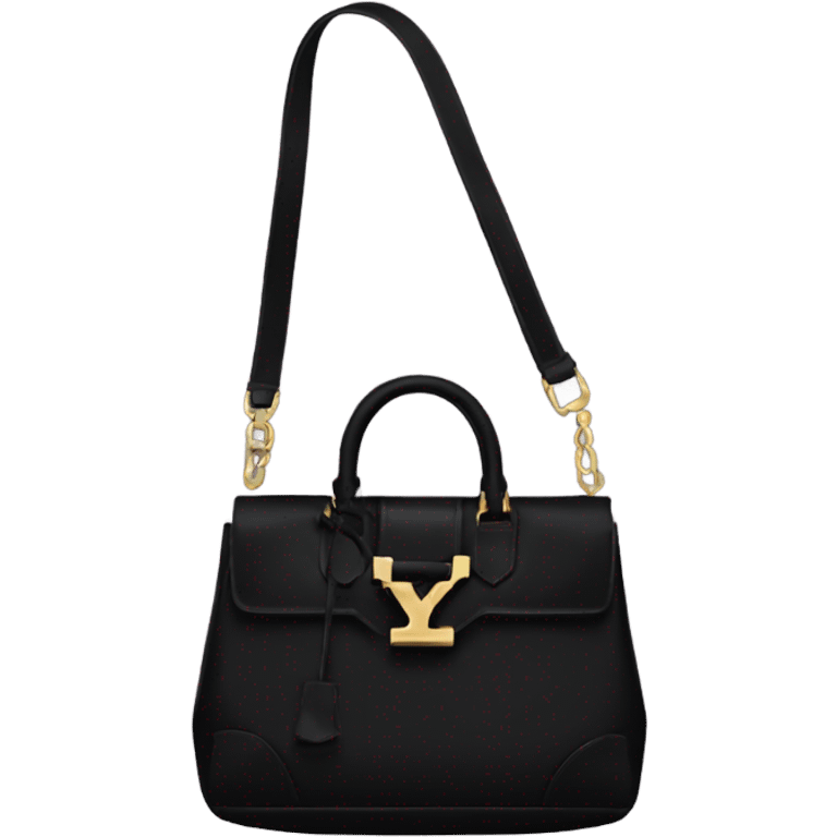 Black ysl bag emoji