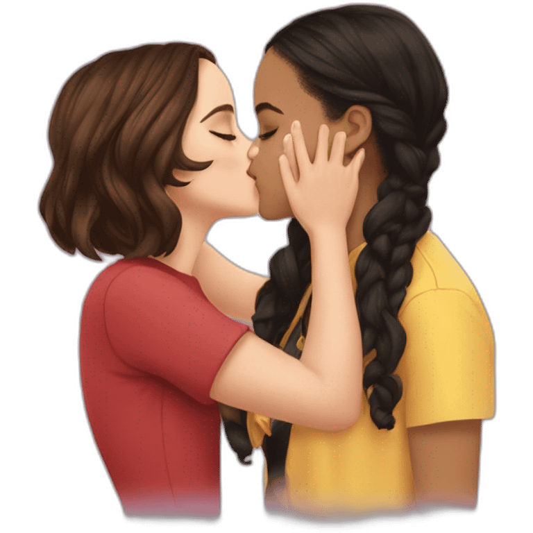 Emma watson kissing jenna ortega emoji