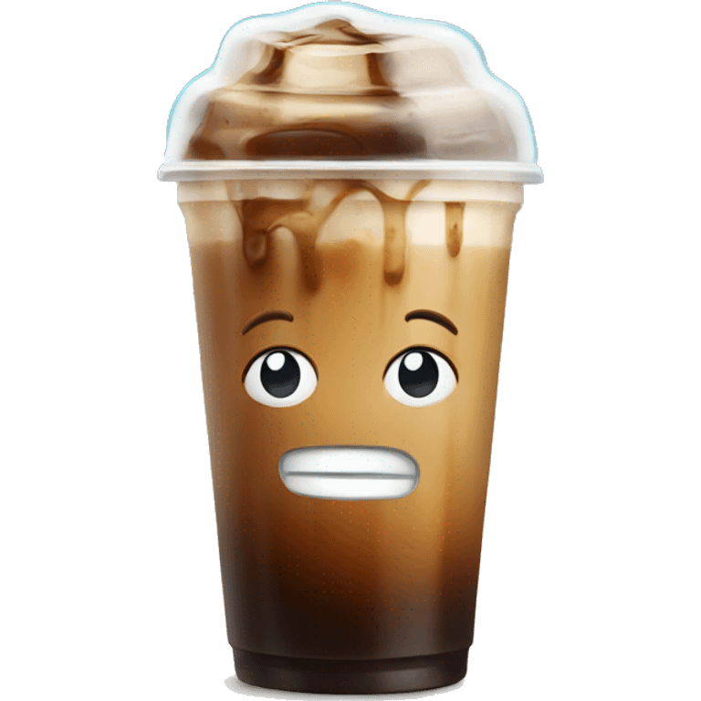 Iced coffee  emoji