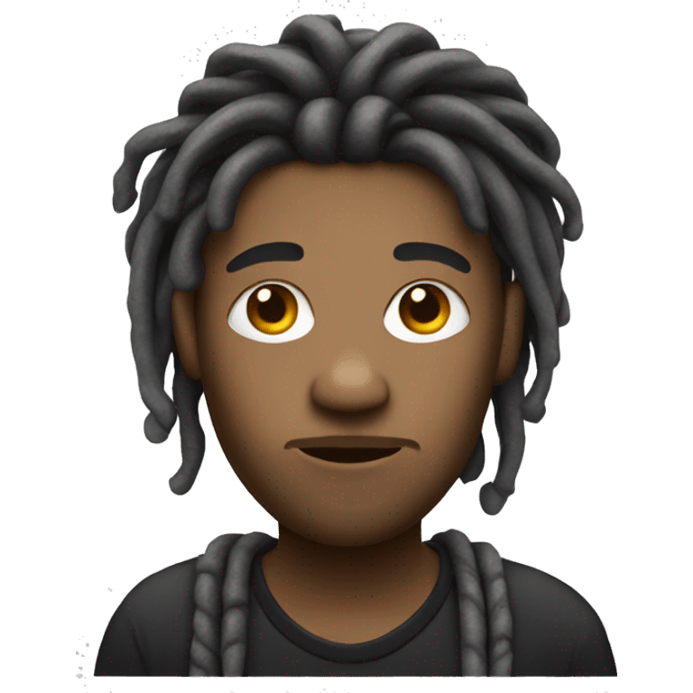 person with dreads emoji