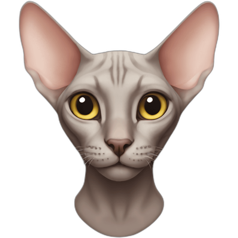 Sphinx Cat head reality emoji