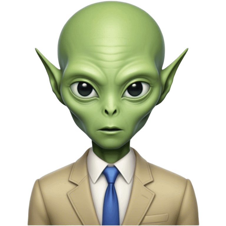 alien human president emoji