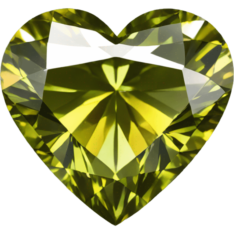 Heart shaped 56-carat mix color diamond emoji