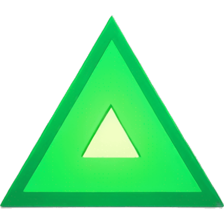 green triangle for kpis emoji