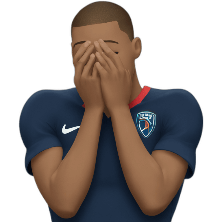 Mbappe crying emoji