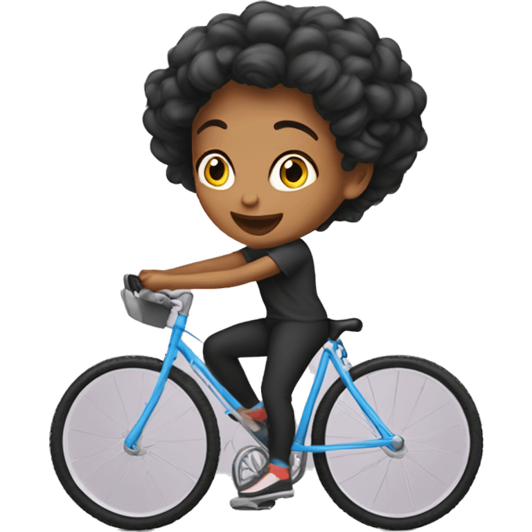 RIHANA sur un vélo emoji