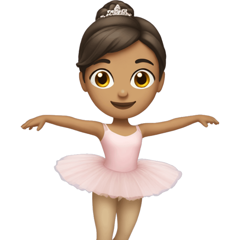 Brunette Ballerina  emoji