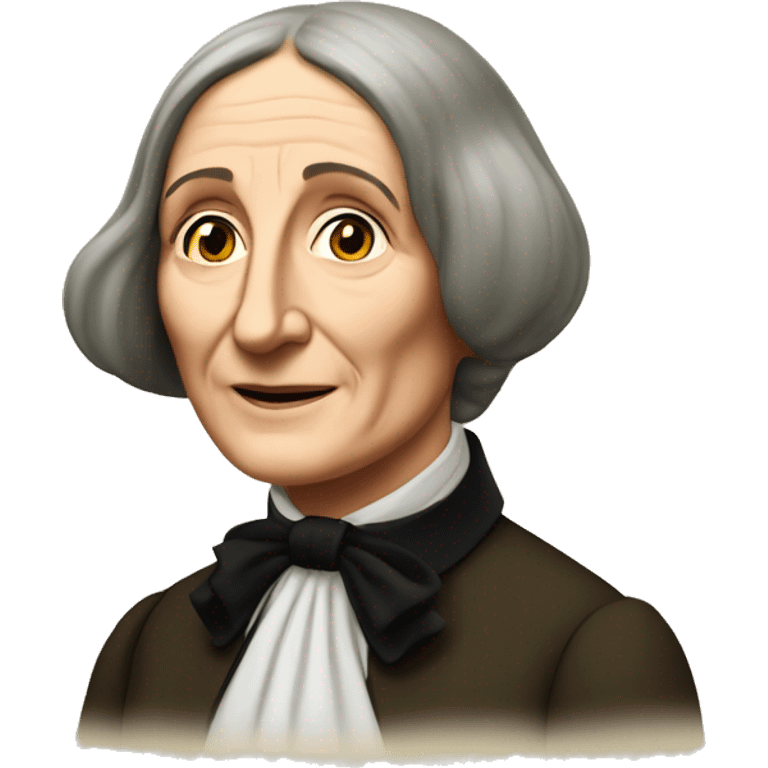 George Eliot (real name Mary Ann Evans) british writer emoji