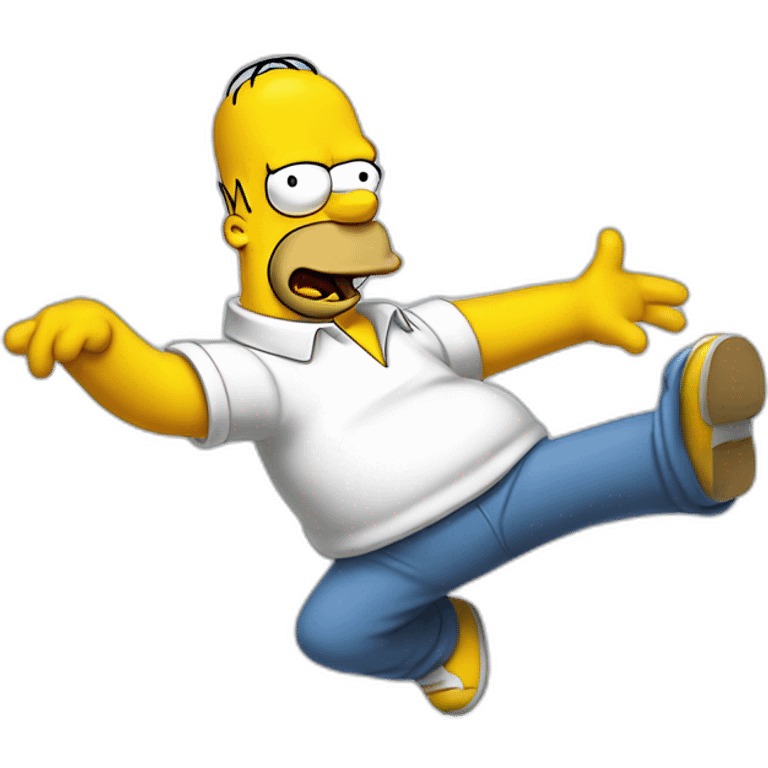 Homer simpson dancing emoji