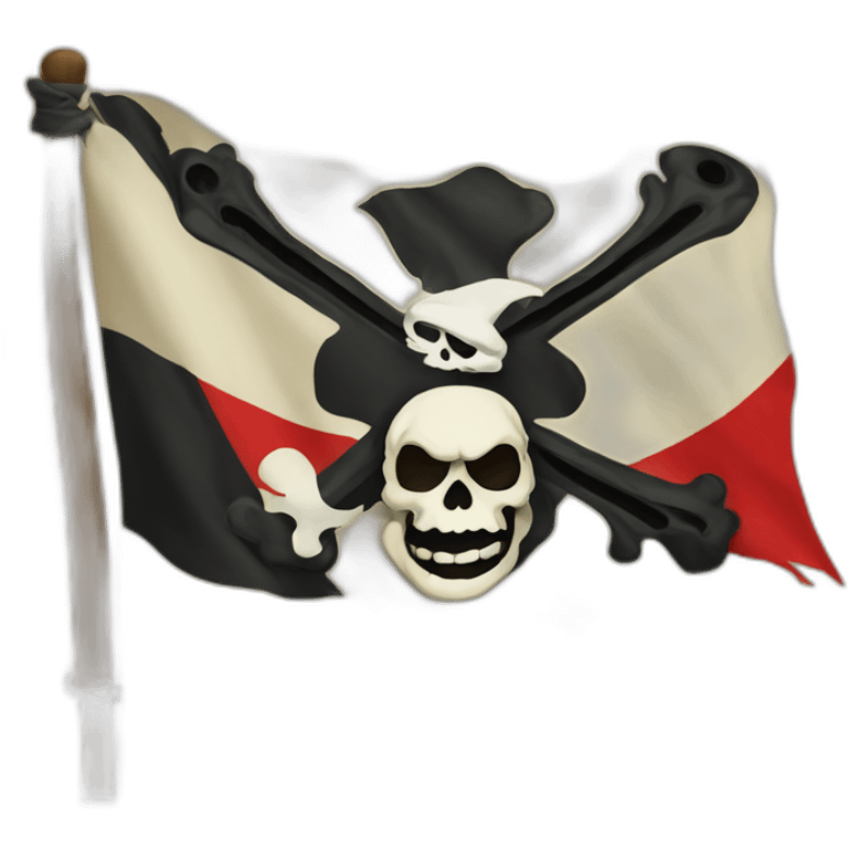 apple jolly Roger flag emoji