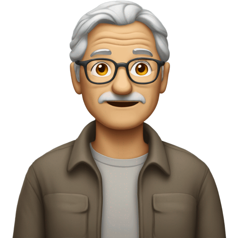 Steryotipical old person emoji