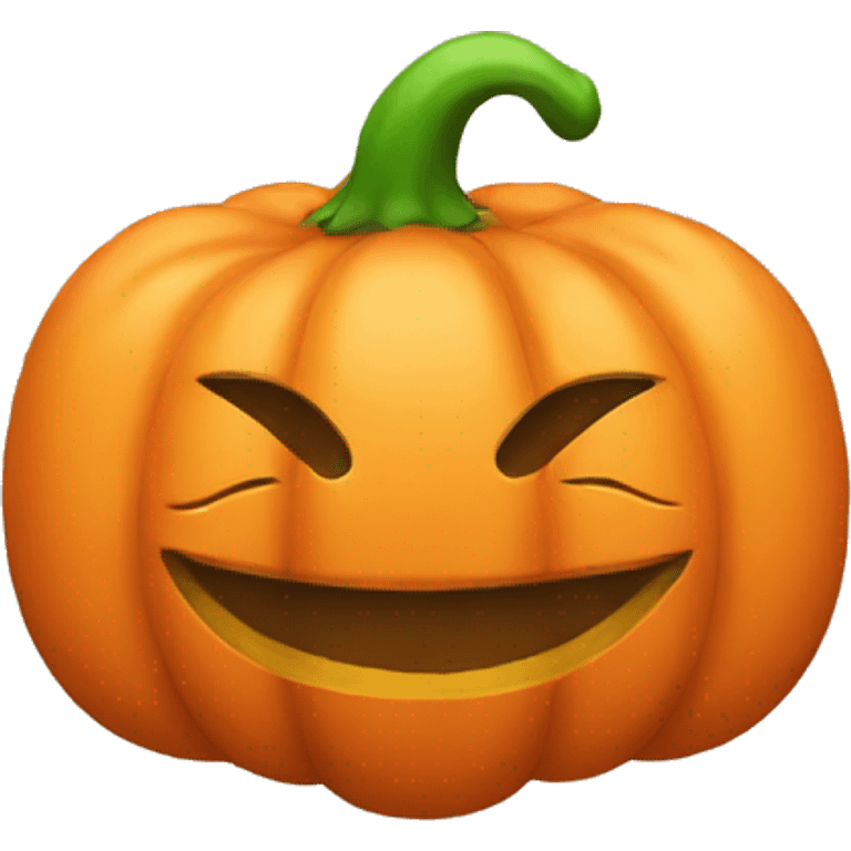 GIFT IN THE SHAPE OF PUMPKIN emoji