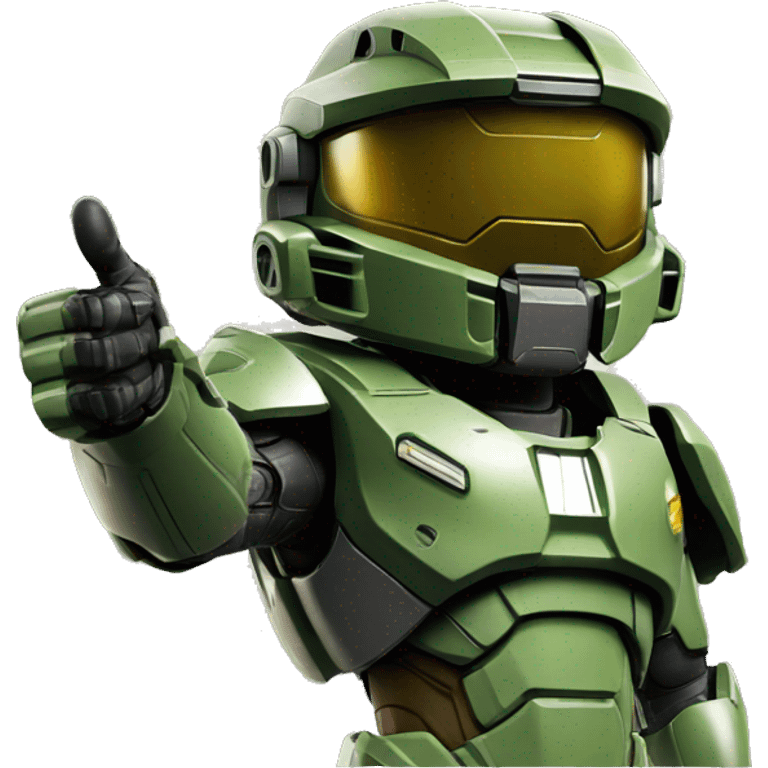 Master Chief giving thumbs up emoji