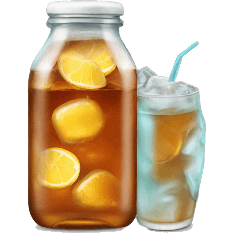 Iced tea bottle emoji