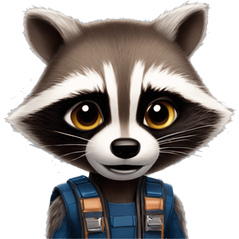 rocket racoon from guardians of the galaxy emoji