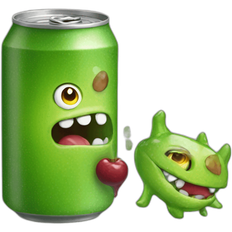 Giga chad drink monster emoji