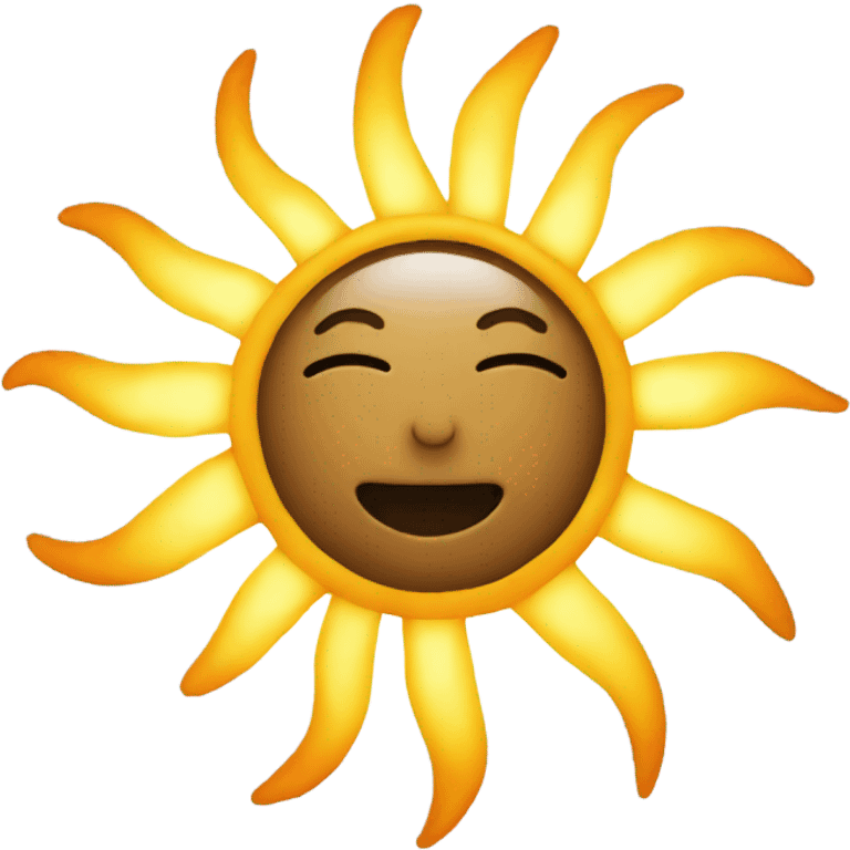 The sun emoji