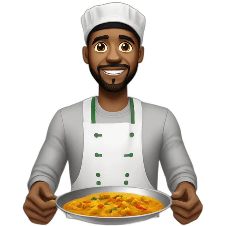 Kyrie Irving cooking curry emoji