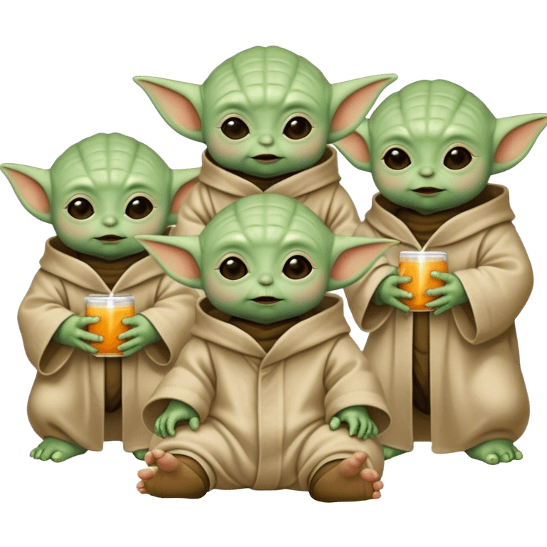 baby yoda party  emoji