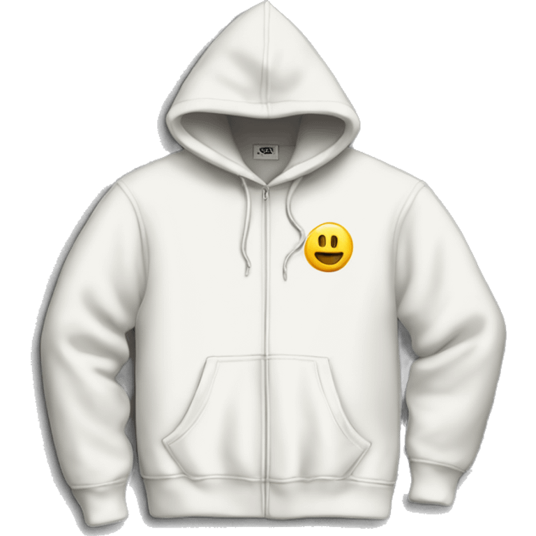 White Stussy hoodie  emoji