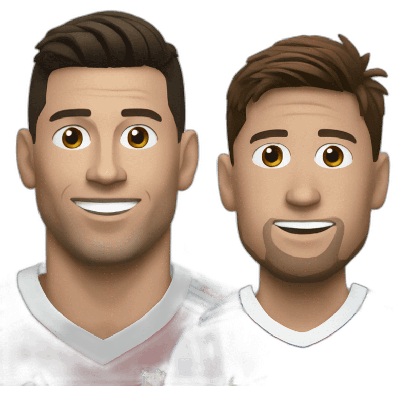 Ronaldo et messi emoji