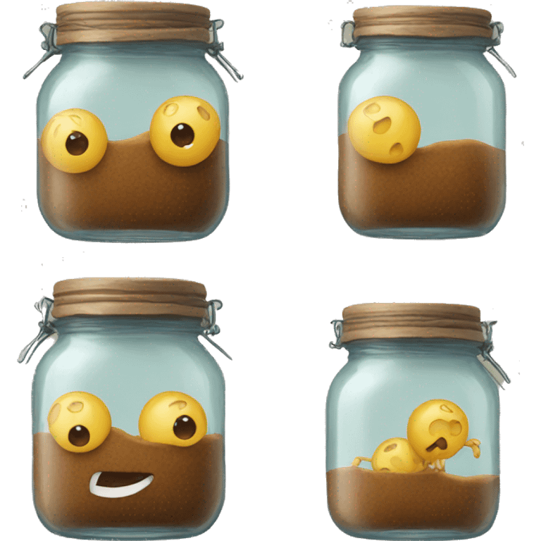 jar with arms and legs emoji