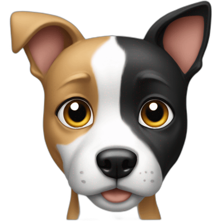 Chat sur chien emoji