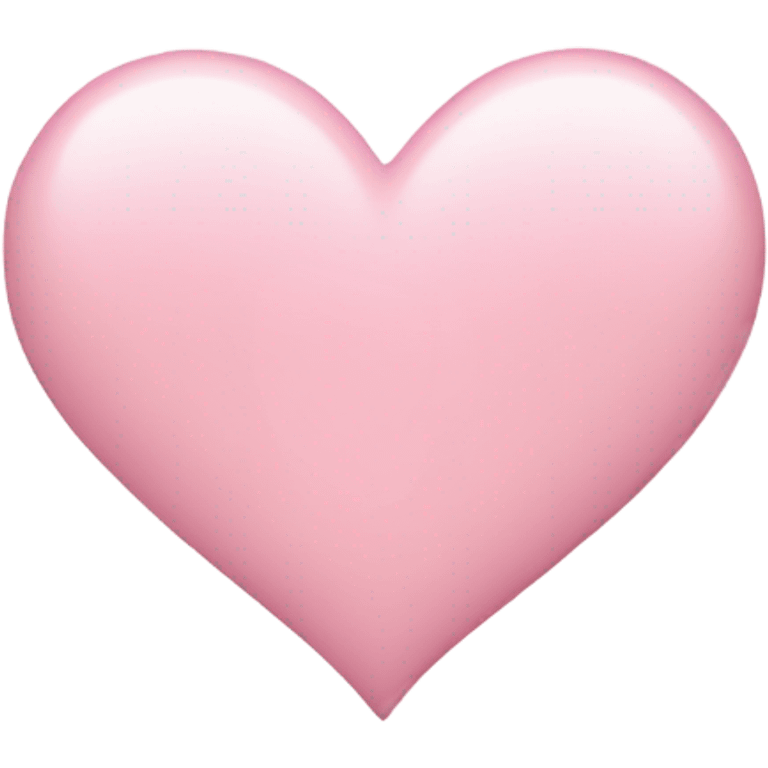 light pink heart emoji