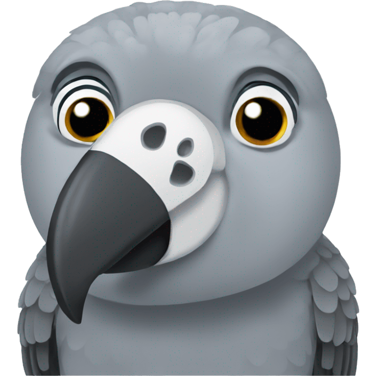 African grey emoji