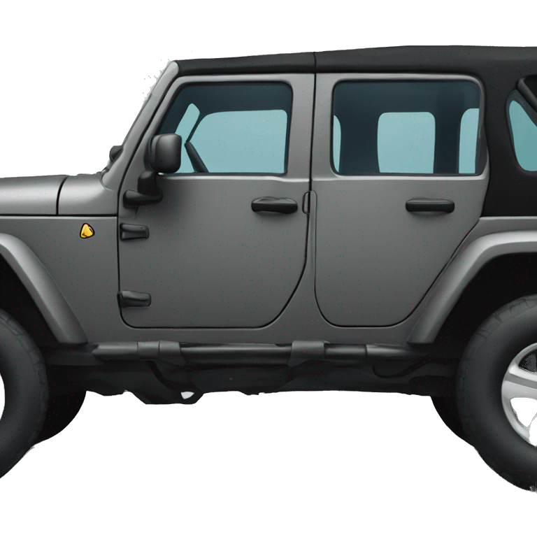 Black Jeep emoji