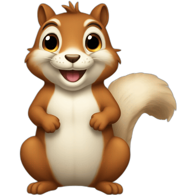 squirell happy emoji