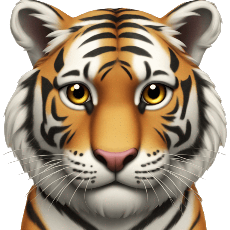 An angry tiger ￼ emoji