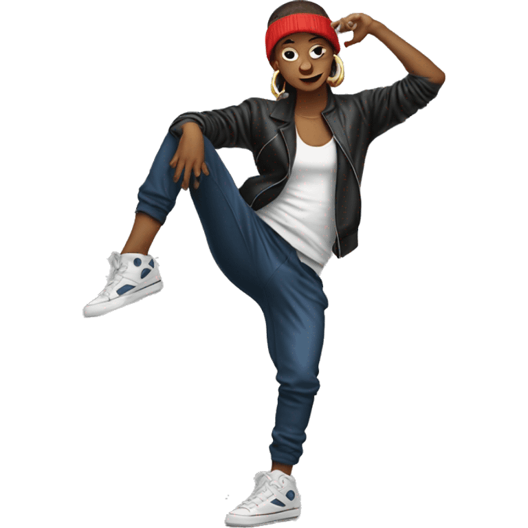 Hiphop dancer emoji