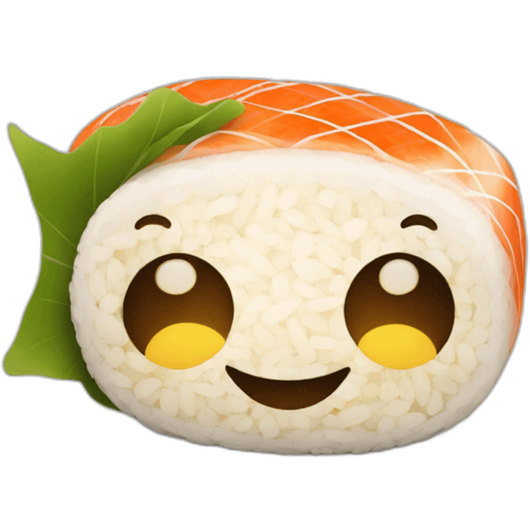 Sushi smiling emoji