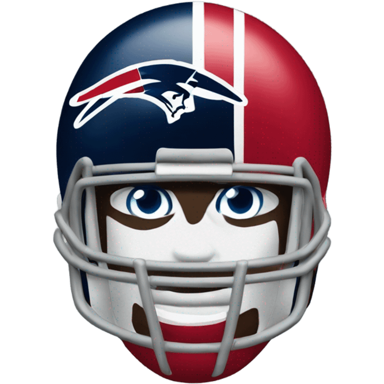 New England Patriots Football emoji