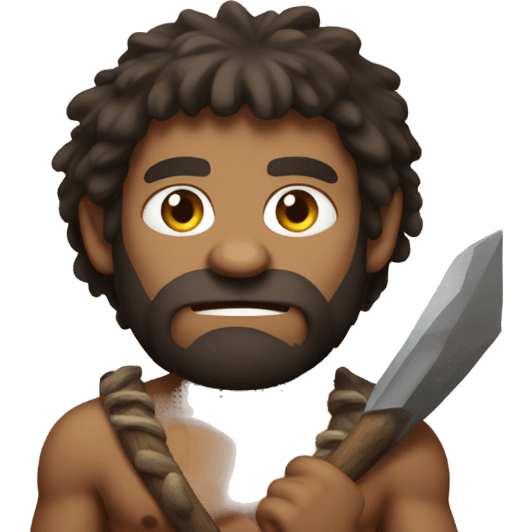 Caveman club emoji