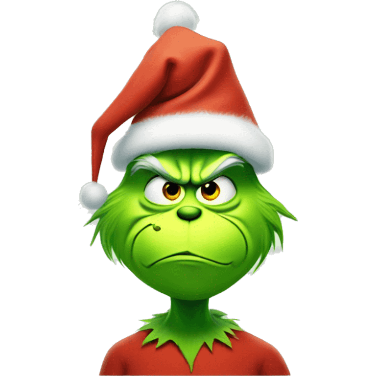 Grinch with tree emoji