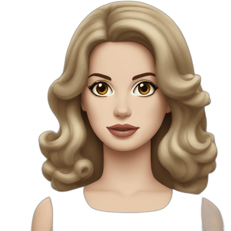 Lana del Rey singer emoji